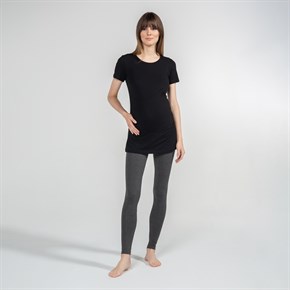 Basic Crew Neck - Maternity T-Shirt - Black
