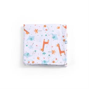 Battaniye - Giraffe - Mavi - 120 X 120 Cm