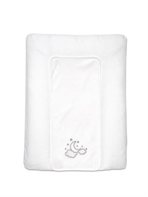 Bebek Altaçma Minderi Kılıflı Luna Chic Beyaz 50 x 70 cm