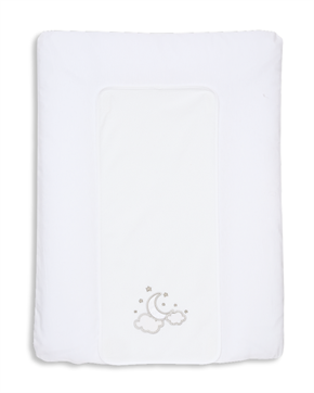 Bebek Altaçma Minderi Kılıflı Luna Chic Beyaz 50 x 70 cm