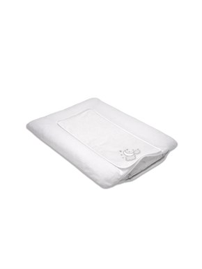 Bebek Altaçma Minderi Kılıflı Luna Chic Beyaz 50 x 70 cm