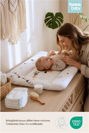 Bebek Altaçma Minderi Klasik Circus Gri 50 x 70 cm