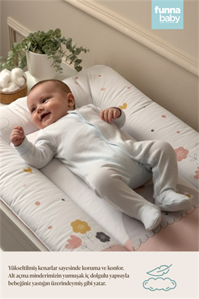 Bebek Altaçma Minderi Klasik Rabbit Pembe 50 x 70 cm