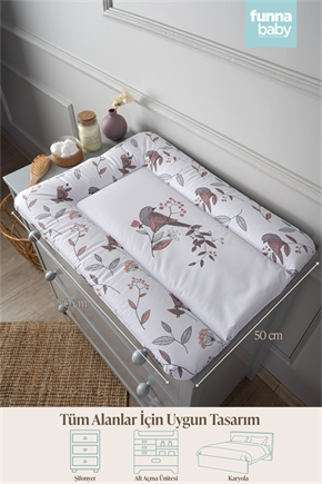 Bebek Altaçma Minderi Klasik Wildflower Lavanta 50 x 70 cm