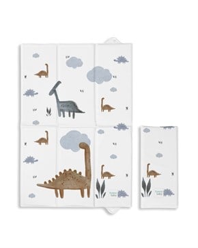 Bebek Altaçma Minderi Seyahat Dinosaurus Yeşil 40 x 60 cm