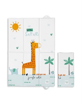 Bebek Altaçma Minderi Seyahat Giraffe Mavi 40 x 60 cm
