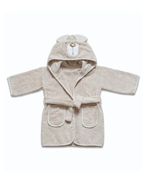 Bebek Bornozu Bath Time Bej 0-2 yaş