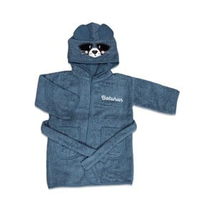 Bebek Bornozu Bath Time Mavi 0-2 yaş