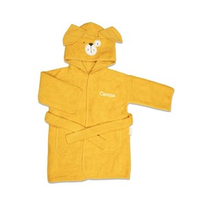 Bebek Bornozu Bath Time Sarı 0-2 yaş