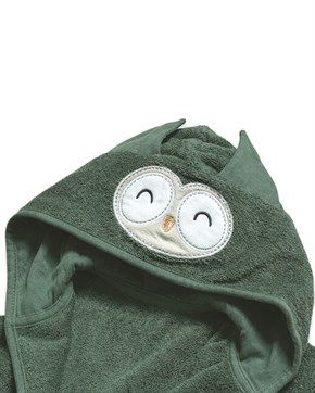 Bebek Bornozu Bath Time Yeşil 0-2 yaş