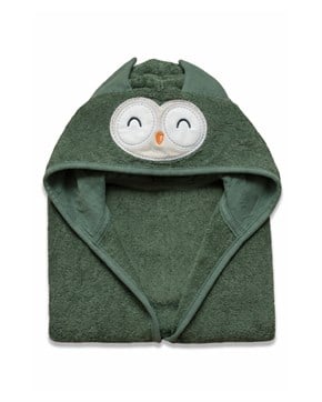 Bebek Bornozu Bath Time Yeşil 0-2 yaş