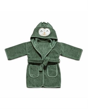 Bebek Bornozu Bath Time Yeşil 0-2 yaş