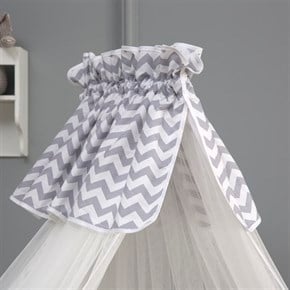 Bebek Cibinliği Tülü Paris Owlet Gri 6 mt.