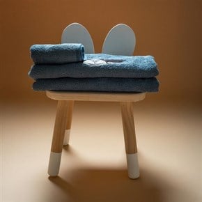 Bebek Havlu Seti 2li Bath Time Mavi 70 x 120 cm