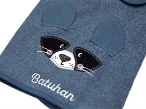 Bebek Havlu Seti 2li Bath Time Mavi 70 x 120 cm