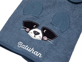 Bebek Havlu Seti 2li Bath Time Mavi 70 x 120 cm