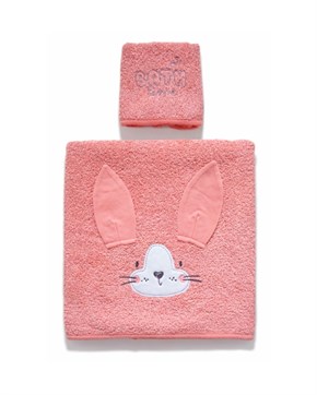 Bebek Havlu Seti 2li Bath Time Yavruağızı 70 x 120 cm