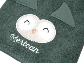 Bebek Havlu Seti 2li Bath Time Yeşil 70 x 120 cm