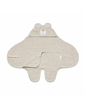 Bebek Kundağı Havlu Bath Time Bej 70 cm
