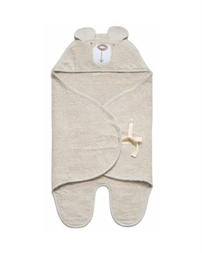 Bebek Kundağı Havlu Bath Time Bej 70 cm