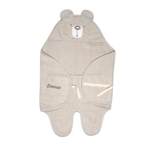 Bebek Kundağı Havlu Bath Time Bej 70 cm