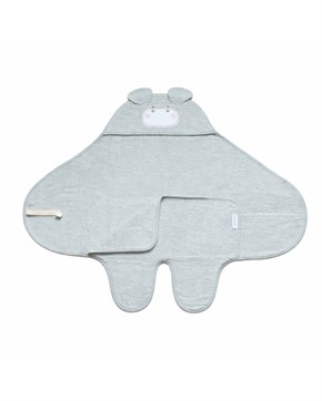 Bebek Kundağı Havlu Bath Time Gri 70 cm