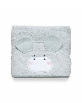 Bebek Kundağı Havlu Bath Time Gri 70 cm