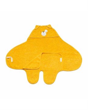 Bebek Kundağı Havlu Bath Time Sarı 70 cm