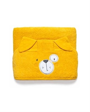 Bebek Kundağı Havlu Bath Time Sarı 70 cm
