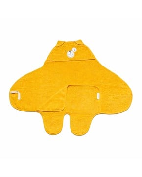 Bebek Kundağı Havlu Bath Time Sarı 70 cm