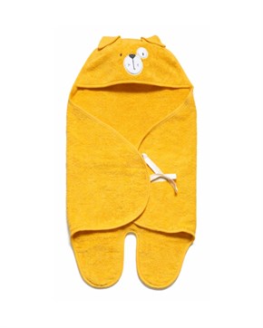 Bebek Kundağı Havlu Bath Time Sarı 70 cm