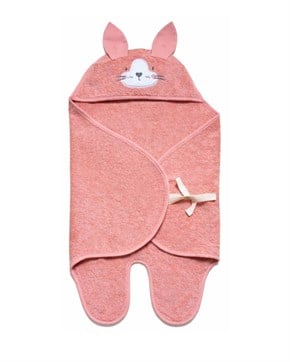 Bebek Kundağı Havlu Bath Time Yavruağızı 70 cm