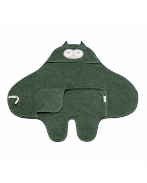Bebek Kundağı Havlu Bath Time Yeşil 70 cm