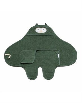 Bebek Kundağı Havlu Bath Time Yeşil 70 cm
