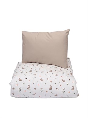 Baby Duvet Cover Set of 2 Grass Beige 100 x 150 cm