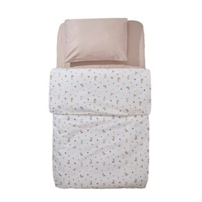 Bebek Nevresim Takımı 2li Grass Bej 100 x 150 cm