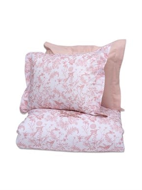 Bebek Nevresim Takımı 4lü Hummingbird Pembe 100 x 150 cm