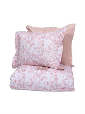 Bebek Nevresim Takımı 4lü Hummingbird Pembe 100 x 150 cm