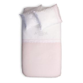Bebek Nevresim Takımı 4lü Princess Pembe 100 x 150 cm