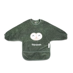 Bebek Önlüğü Havlu Bath Time Yeşil 0-1 yaş