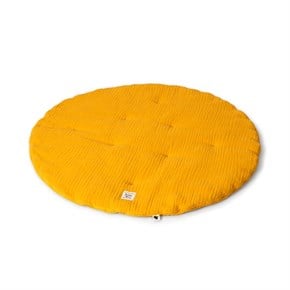 Bebek Oyun Minderi Müslin Marigold Hardal 110 x 110 cm