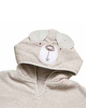 Bebek Pançosu Havlu Bath Time Bej 0-2 yaş