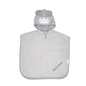 Bebek Pançosu Havlu Bath Time Gri 0-2 yaş