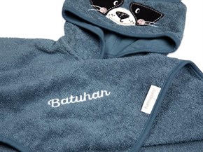 Bebek Pançosu Havlu Bath Time Mavi 0-2 yaş