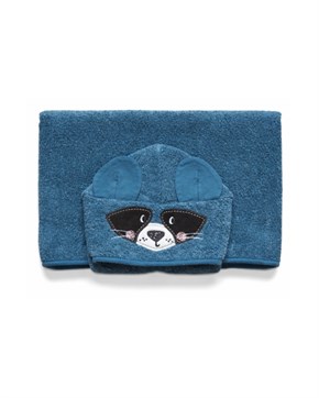 Bebek Pançosu Havlu Bath Time Mavi 0-2 yaş