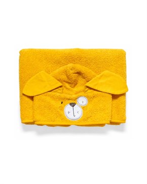 Bebek Pançosu Havlu Bath Time Sarı 0-2 yaş