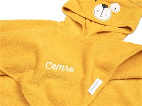 Bebek Pançosu Havlu Bath Time Sarı 0-2 yaş