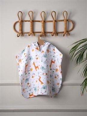 Bebek Pançosu Müslin Giraffe Mavi 0-2 yaş