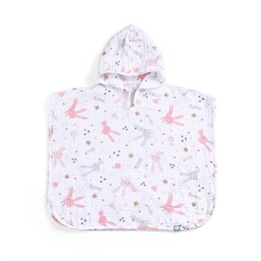 Bebek Pançosu Müslin Rabbit Pembe 0-2 yaş