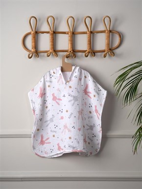 Bebek Pançosu Müslin Rabbit Pembe 0-2 yaş